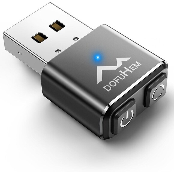 DofuHem Mini Mouse Mover w/2 Buttons Undetectable Tiny Mouse Jiggler with ON/Off - Picture 4 of 7